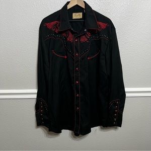 Skully xl western shirt